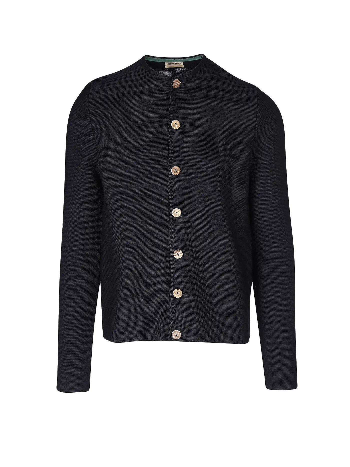 GOTTSEIDANK | Trachten Strickjacke ALOISIUS | blau